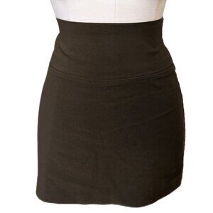 Vintage Y2K Digital Clothing Bodycon Mini Skirt Olive Green High Waisted Sz 5/6